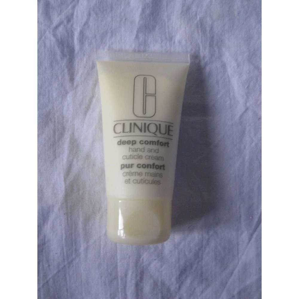 NEW‎ Clinique Deep Comfort Hand and Cuticle Cream Hydrating Lotion 1 fl oz tube!
